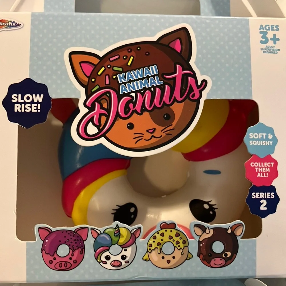 Animal Donuts Slow Rise Squishy‎ Sensory Toys Full Set Series 2
